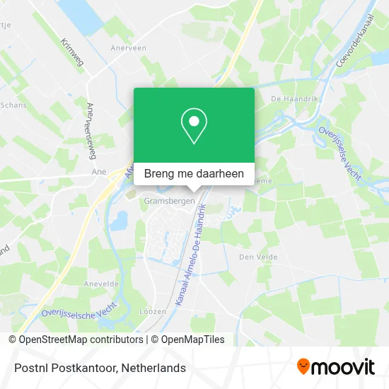 Postnl Postkantoor kaart