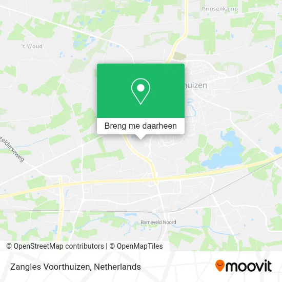 Zangles Voorthuizen kaart