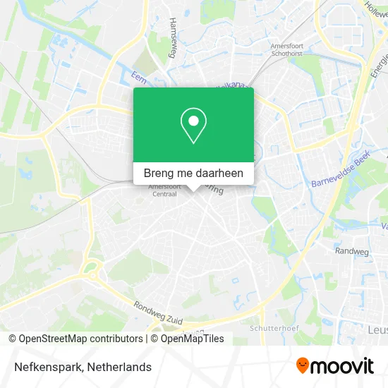 Nefkenspark kaart