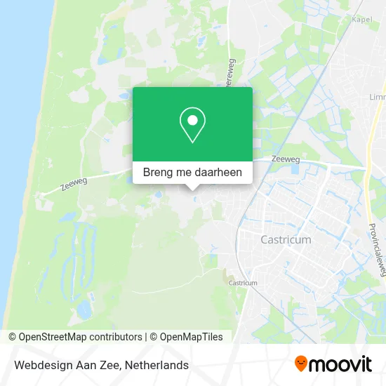 Webdesign Aan Zee kaart