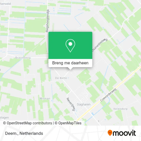 Deem. kaart