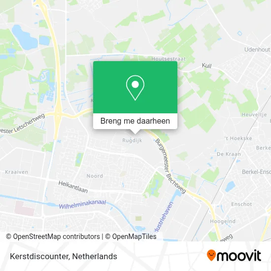 Kerstdiscounter kaart