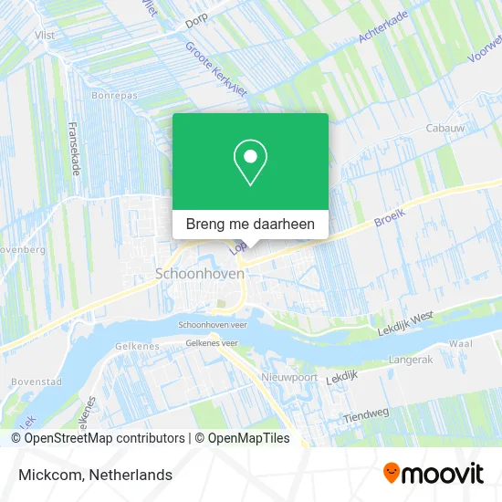 Mickcom kaart