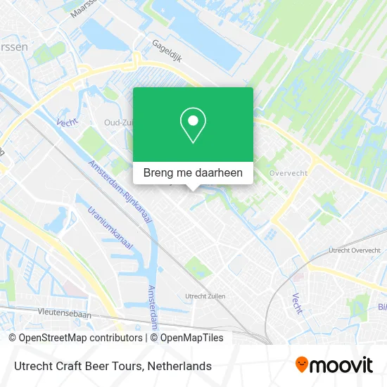 Utrecht Craft Beer Tours kaart