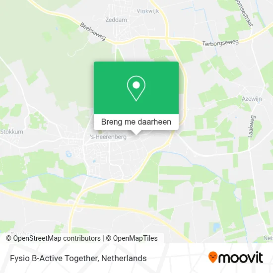 Fysio B-Active Together kaart