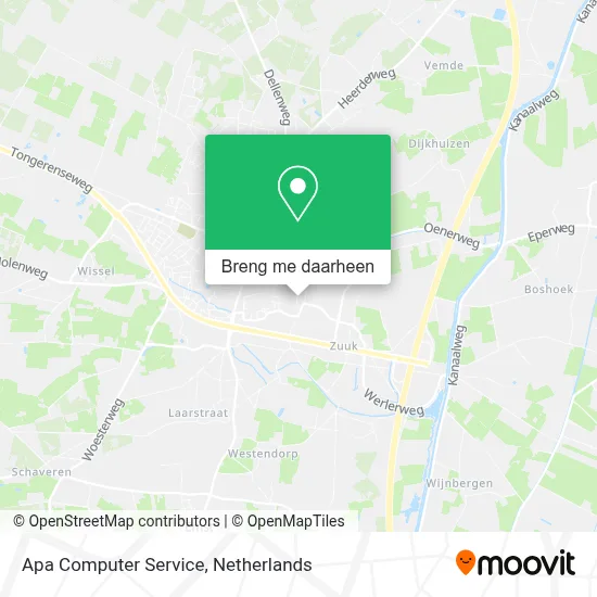 Apa Computer Service kaart