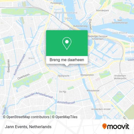 Jann Events kaart