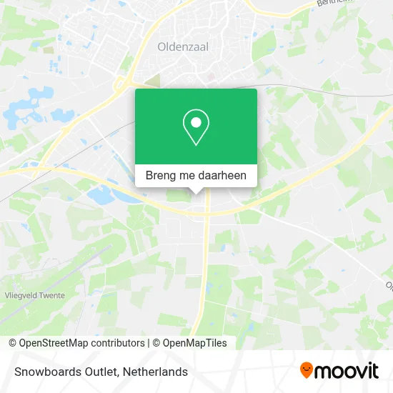 Snowboards Outlet kaart