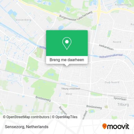 Sensezorg kaart