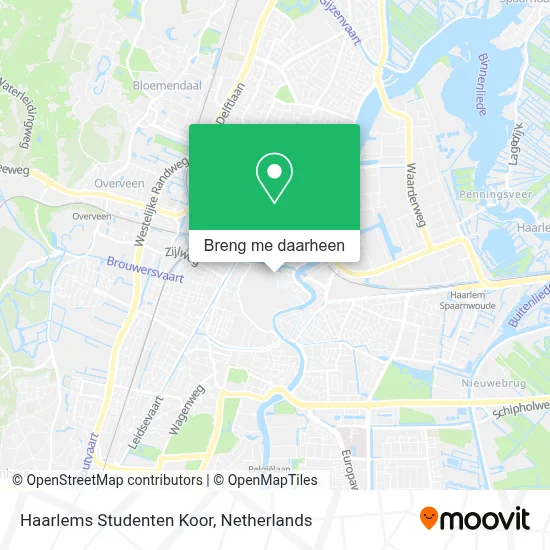 Haarlems Studenten Koor kaart