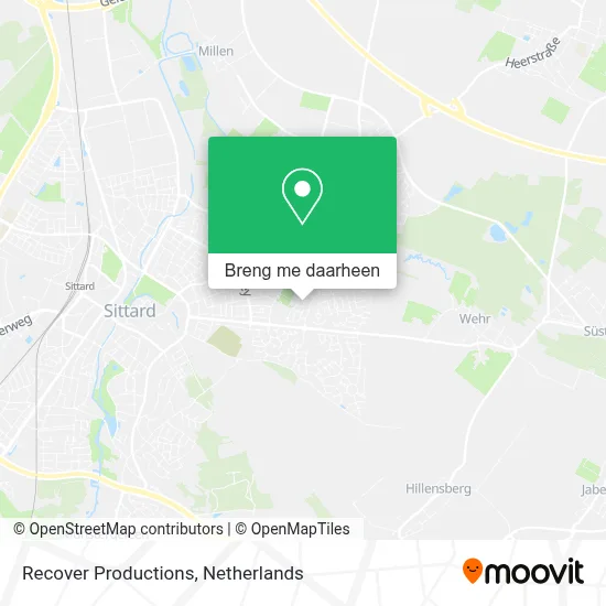 Recover Productions kaart