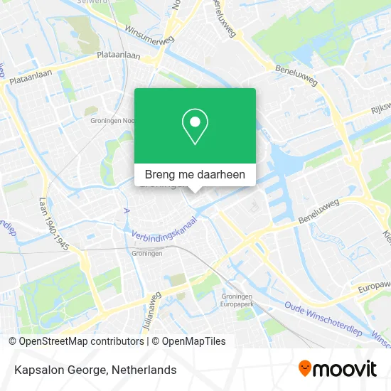 Kapsalon George kaart