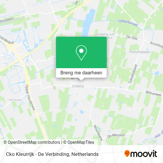 Cko Kleurrijk - De Verbinding kaart