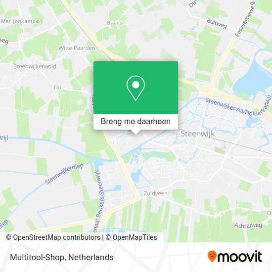 Multitool-Shop kaart
