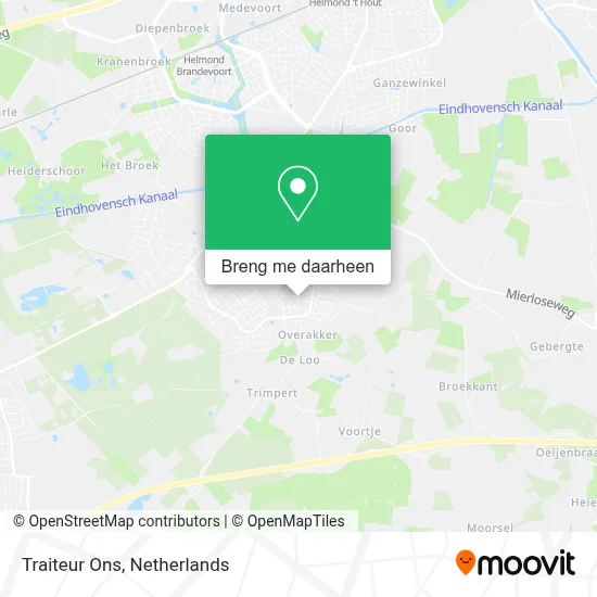 Traiteur Ons kaart