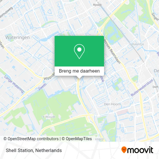 Shell Station kaart