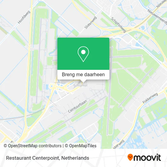 Restaurant Centerpoint kaart