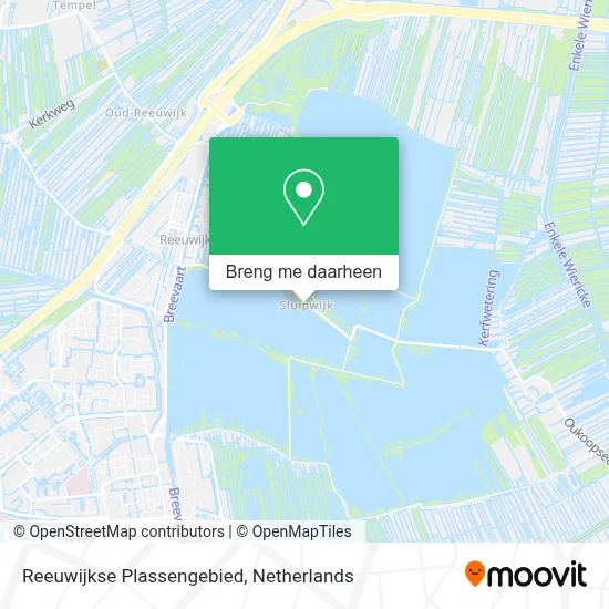 Reeuwijkse Plassengebied kaart