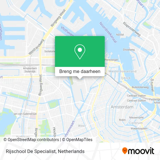 Rijschool De Specialist kaart