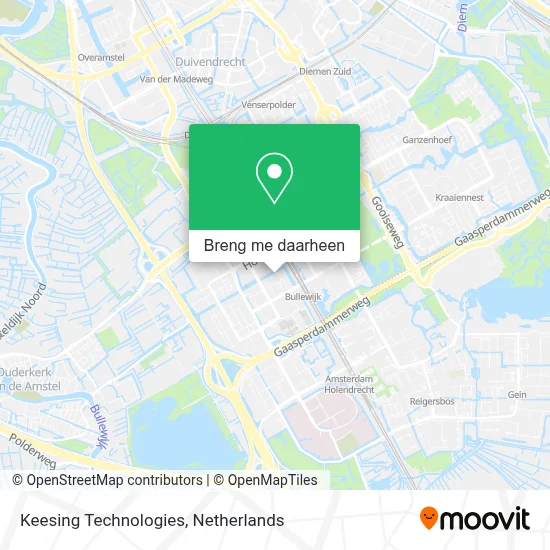 Keesing Technologies kaart