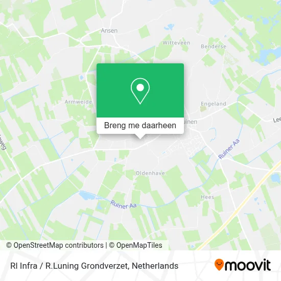 Rl Infra / R.Luning Grondverzet kaart