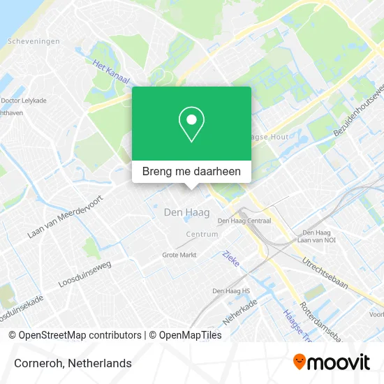 Corneroh kaart