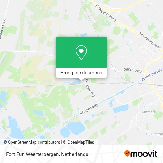 Fort Fun Weerterbergen kaart