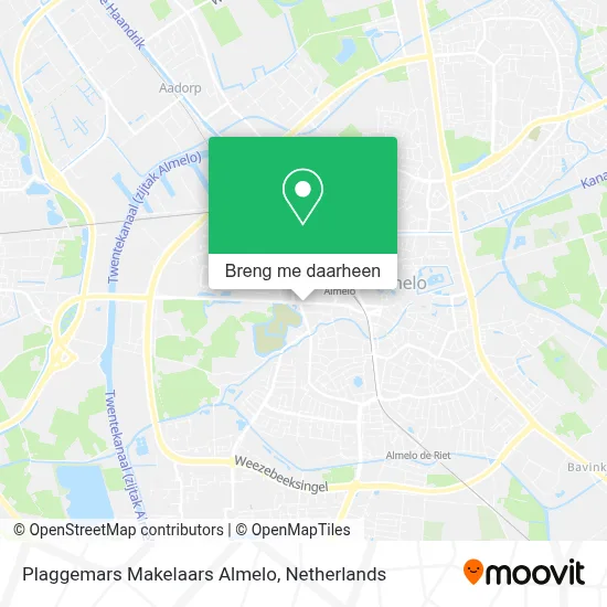 Plaggemars Makelaars Almelo kaart