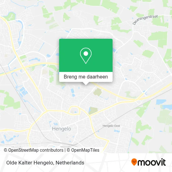 Olde Kalter Hengelo kaart