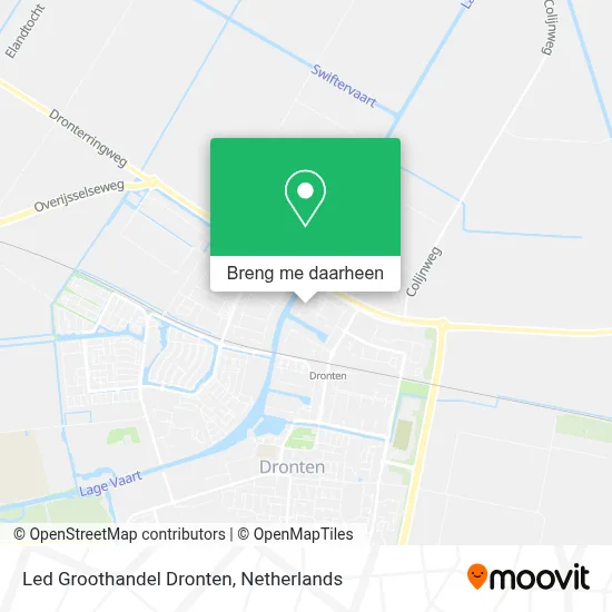 Led Groothandel Dronten kaart