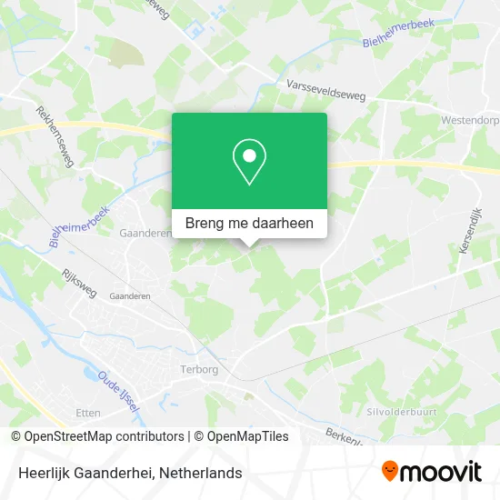 Heerlijk Gaanderhei kaart