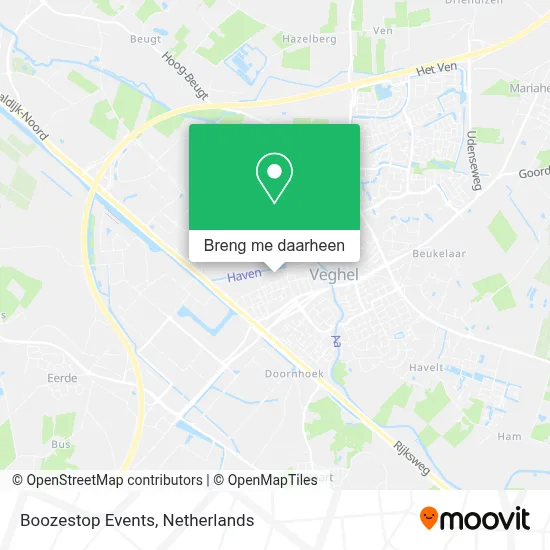Boozestop Events kaart