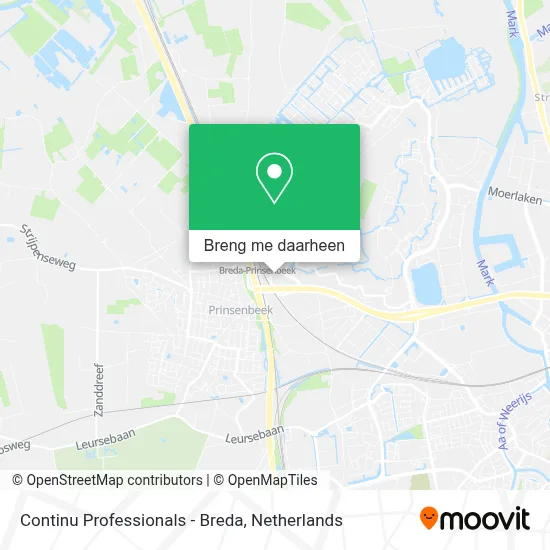 Continu Professionals - Breda kaart