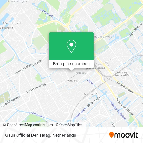 Gsus Official Den Haag kaart