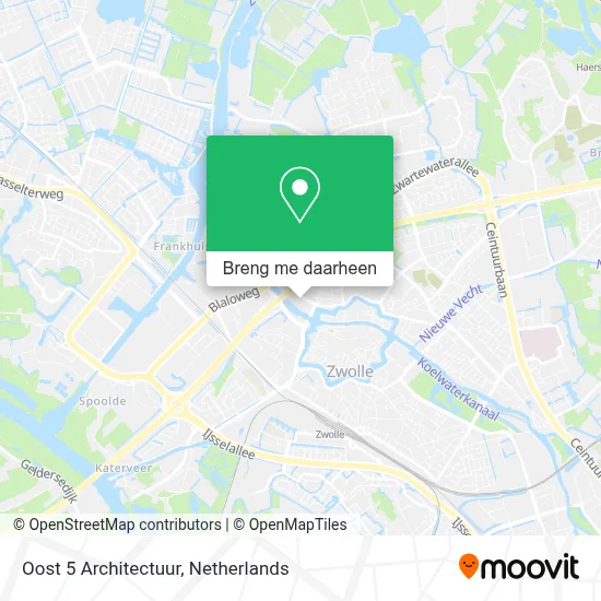 Oost 5 Architectuur kaart