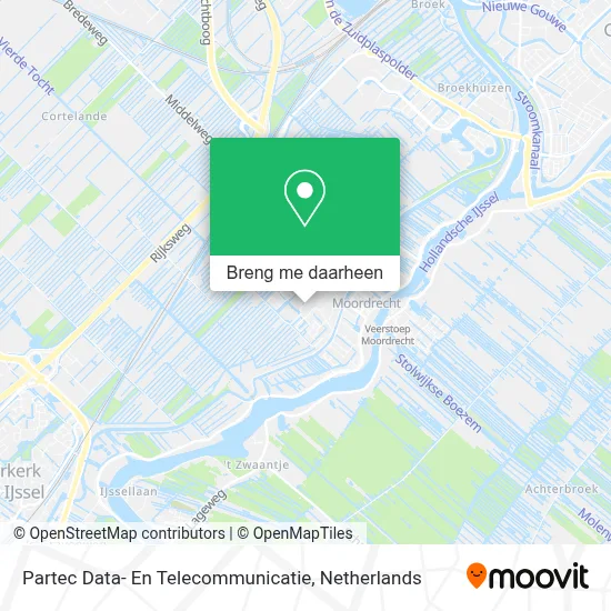 Partec Data- En Telecommunicatie kaart