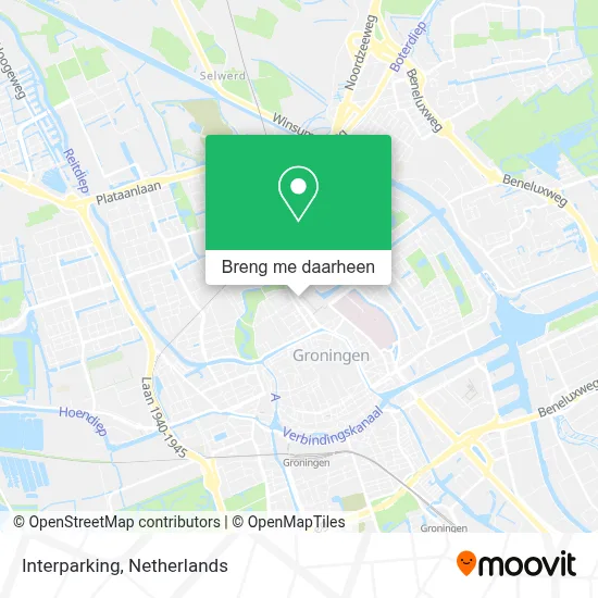 Interparking kaart