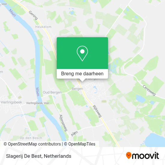 Slagerij De Best kaart