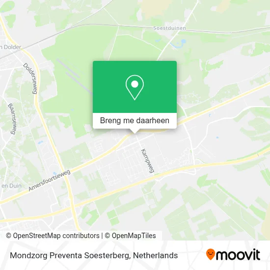 Mondzorg Preventa Soesterberg kaart