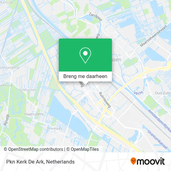 Pkn Kerk De Ark kaart