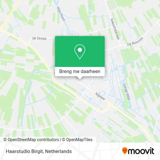 Haarstudio Birgit kaart