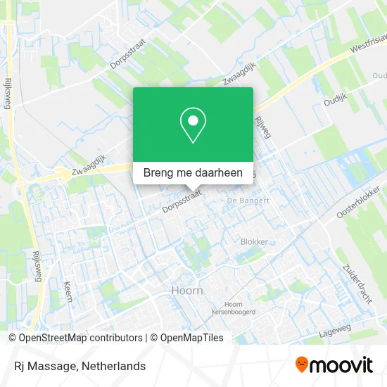 Rj Massage kaart