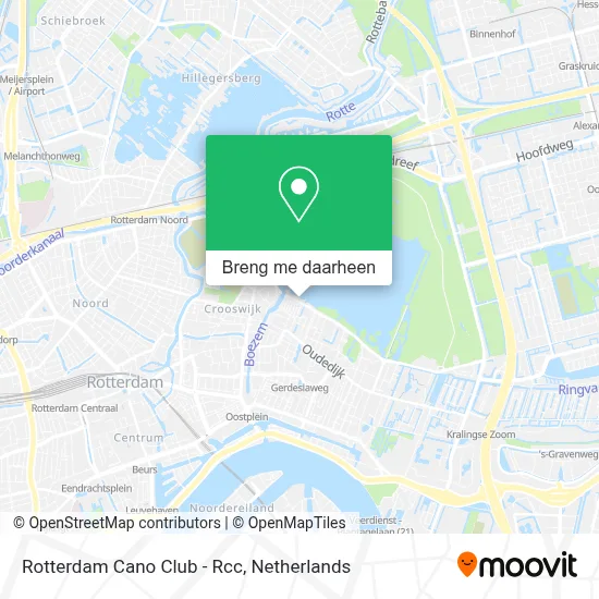 Rotterdam Cano Club - Rcc kaart