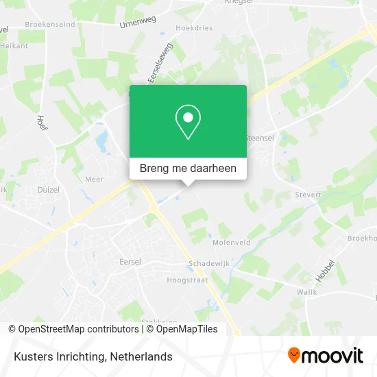 Kusters Inrichting kaart