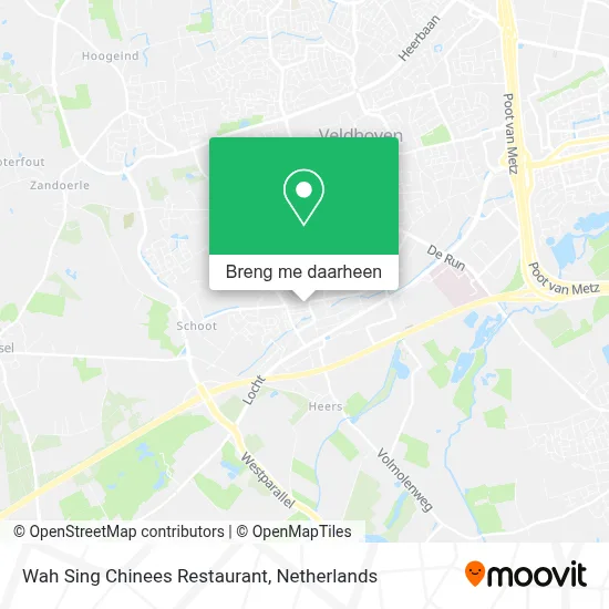 Wah Sing Chinees Restaurant kaart