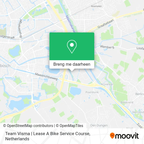 Team Visma | Lease A Bike Service Course kaart
