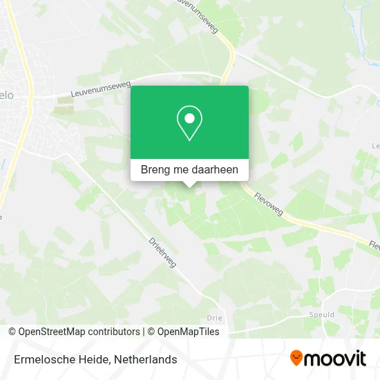 Ermelosche Heide kaart