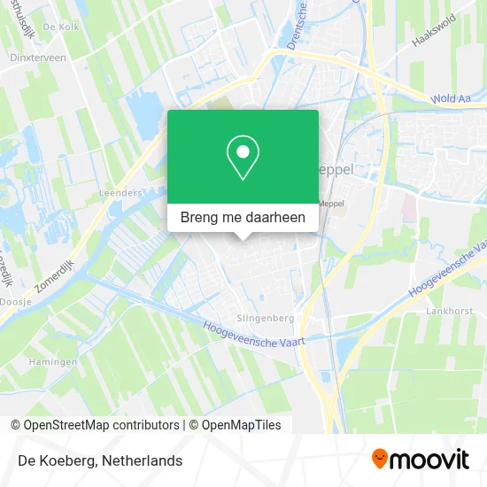 De Koeberg kaart
