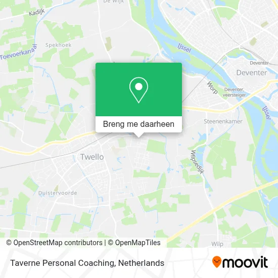 Taverne Personal Coaching kaart