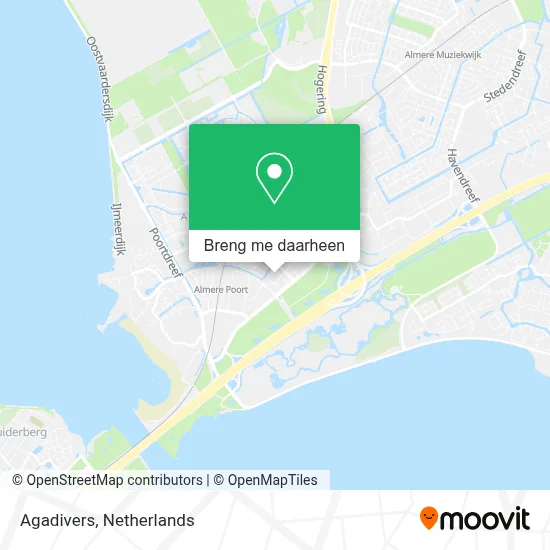 Agadivers kaart